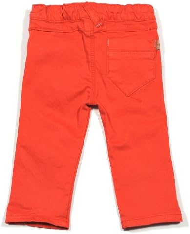 Imps and Elfs Baby and Girls Woven Pant in Flame Red-2T
