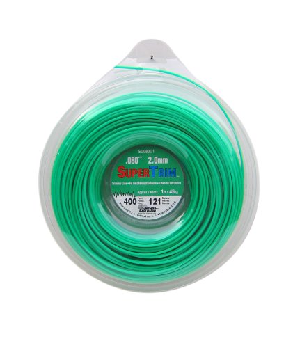 SuperTrim SU080D1 Home-Owner Grade .080-Inch-by-400-Foot Spool of Round 1-Pound Grass Trimmer Line, Green SuperTrim SU080D1 Home-Owner Grade .080-Inch-by-400-Foot Spool of Round 1-Pound Grass Trimmer Line, Green