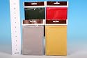 Pastel Pearl Blank Card With Heart Cut Outs & Envelope 4/Pk (420129)