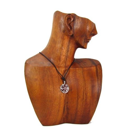 Golda for Iron Will and Devotion, Pewter Pendant with Adjustable Cord Necklace on Travel Gear Bag Travel Gear Bag Golda for Iron Will and Devotion, Pewter Pendant with Adjustable Cord Necklace