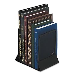 Rolodex Mesh Bookends with Solid Base, 5.25 x 6.25 x 5 Inches, Steel, Black, 1 Pair of Ends (22331ELD)