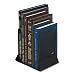 Rolodex Mesh Bookends with Solid Base, 5.25 x 6.25 x 5 Inches, Steel, Black, 1 Pair of Ends (22331ELD)