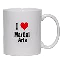 I Love/Heart Martial Arts Mug for Coffee / Hot Beverage (choice of sizes and colors)