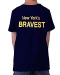 NAVY FDNY EMBLEM BRAVEST T-SHIRT (YOUTH)