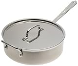 Review Cuisinart TPC33-28H / Cuisinart MultiClad Pro Stainless 5-1/2-Quart Saut¿ Pan with Helper Handle & Lid