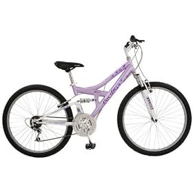Pacific Cycle Women's 26-Inch Chromium Full Suspension Bicycle
