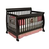 DaVinci Kalani 4-in-1 Convertible Crib with Toddler Rail, Ebony