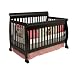 DaVinci Kalani 4-in-1 Convertible Crib with Toddler Rail, Ebony