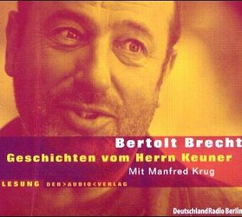 Buch - Cover Geschichten vom Herrn Keuner - Bertolt Brecht - Der Audio Verlag, Dav