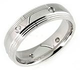 0.25Ct. Round Diamond Wedding Band Ring