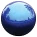 VCS BLU12 Mirror Ball 12 inch Blue Stainless Steel Gazing Globe