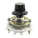 uxcell ロータリースイッチ　セレクター　チャンネル　メタル　プラスチック　 KCT2*4　取り付け簡単