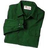 Dickies Shirts: Hunter Green Long Sleeve Work Shirt 574GH