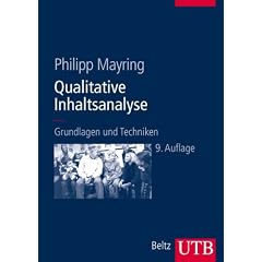Qualitative Inhaltsanalyse. Grundlagen und Techniken (Taschenbuch)