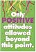 POSTER ONLY POSITIVE ATTITUDES