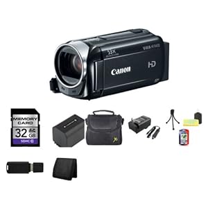 Canon Canon VIXIA HF R400 HFR400 8155B004 Full HD Camcorder + 32GB SDHC