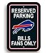 Buffalo Bills Fan Only Parking Sign 12X18 NFL