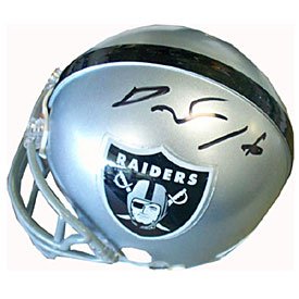 Darrius Heyward Bey Autographed / Signed Oakland Raiders Mini Helmet