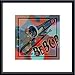 Big Band by Eureka Lake 11.00X17.00 Framed with Black Metal Frame