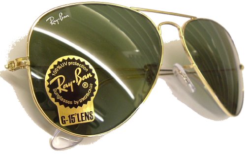 Ray Ban Sunglasses Aviator Large Metal RB3025 L0205 Arista Crystal Green - 58mm product image