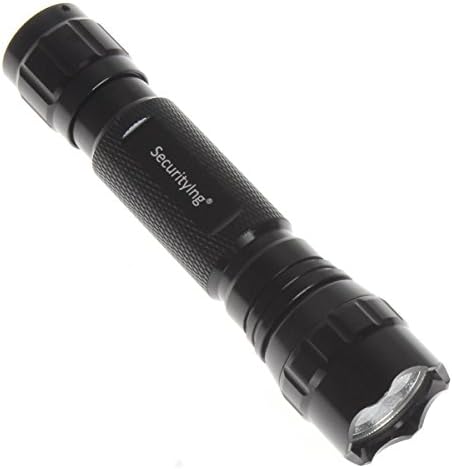 FBUY Securitylng 501B Mini UV Detector Ultraviolet LED Flashlight Torch 18650 Aluminum Flash Light --- Emitting Color:Blue