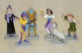 Disney Set of 6 Pvc Figures Hunchback of Notre Dame Clopin