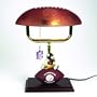 14" NFL Pittsburgh Steelers Football & Mascot Office Desk Lamp