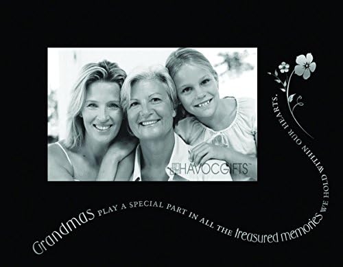 Havoc Gifts 6539-5 Grandma Swirled Engraved Photo Frame