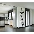 WANDTATTOO BLUMENRANKE BLUME PFLANZE HIBISKUS WANDAUFKLEBER WANDSTICKER WALLPRINT (Gr��e 175 x 37 cm) Nr.140