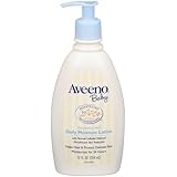 Aveeno Baby Daily Moisture Lotion, Fragrance Free, 12 Ounce (Pack of 2)