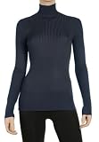 LONG-SLEEVE RIBBED TURTLENECK SWEATER