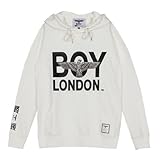 [正規品]BOY LONDON(ボーイロンドン)G-dragon(BIGBANG)愛用・ フード付き長袖T-シャツ ホワイト S