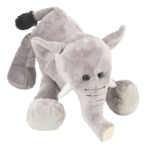 Wild Republic 86224 - Handpuppe Tumblers, Elefant 15 cm