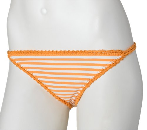 Reebok Women's Crochet Stripe String Hipster Bottom