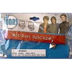 Disney Jonas Brothers Red Wristband with Charm