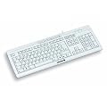 Cherry eVolution STREAM Corded MultiMedia Keyboard Tastatur USB+PS/2 Combo hellgrau