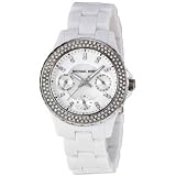 Michael Kors Quartz Acrylic Mini Madison Glitz White Dial Women039s Watch MK5458 on sale