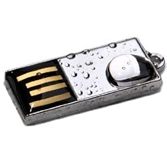 Exeze Pico Chrome 32GB Wasserdicht und Stossfest USB Speicherstick Verchromt - Sicher, Winzig und Stilvoll (Exeze UWPC32-C)