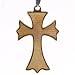 Strong Faith: Designer Inspired Gold bible Contemporary Cross for Him Ball Chain for Men Gift Boxed J2031