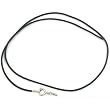 Add A Bead Black Rubber Necklace Beading Cord 1.5mm 18"