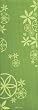 Gaiam Flower Power 5mm Premium Yoga Mat (Spring Grass Printed)
