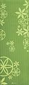 Gaiam Flower Power 5mm Premium Yoga Mat (Spring Grass Printed)