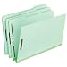 Pendaflex Pressboard Folder With Fasteners, 1/3 Cut, Letter Size, Light Green, 25 Per Box (17181)