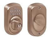 Tools & Hardware : Schlage BE365VPLY620 Plymouth Keypad Deadbolt, Antique Pewter