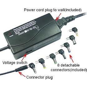 Universal Laptop Charger -- Check Compatibility List in Item description