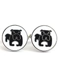 Paul Smith Men's Accessories Cuff Dog Doodle Bulldog Cufflinks