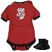 adidas Wisconsin Badgers Red Infant First Timer Bib & Booties Set