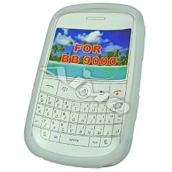Blackberry Bold 9000 Swirly Line Protector Soft Case Silicone Cover Clear