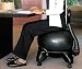 Gaiam Ergonomic Balance Ball Chair (Black)