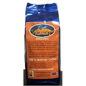 10 oz. Artisan Roasted Organic FT The Best Bolivian Coffee (AAA), House Roast , "Cafe Valverde"
